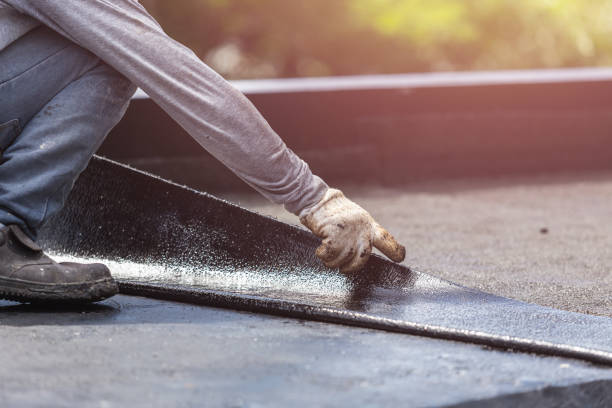 Professional Interior Drainage System technician working in Otterbein, IN